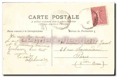 Mitry - A Igreja (Visão interna) — Fototipia A. Rép e Filliette em Château-Thierry, n° 4484 — Verso