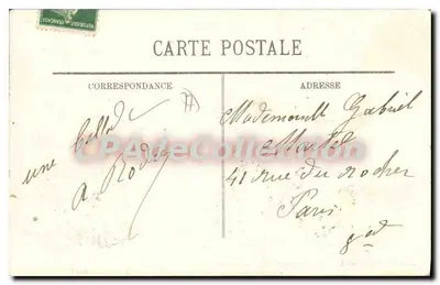 Lagny-Thorigny — Op bevel van de Franse maréchaal, liet het Franse genie de IJzeren Brug op 3 september 1914 ontploffen. — Achterkant