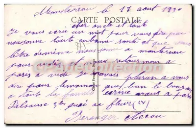 Montereau (Seine-et-Marne) — Vista geral tirada de Surville — editor: Cité Foudre, n°22 — Verso