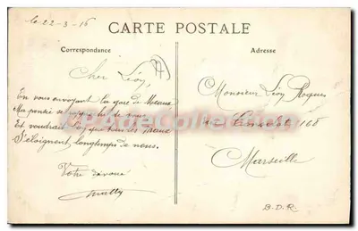 Meaux - La Place et la Gare — Éd. Cartens, Grand Bazar, place du Marché à Meaux (S. et M.) — Verso