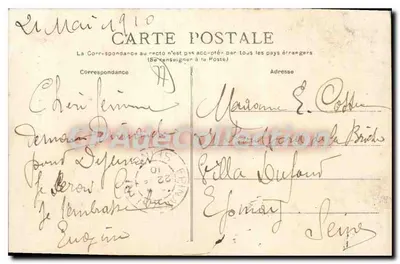 Coulommiers - Estatua Beaurepaire — editor R. P. n°17 — Reverso