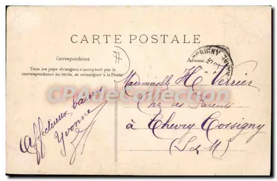 Les Ormes-sur-Voulzie (Seine-et-Marne) — Villa des Soudrielles — Collection Clerin — Rewers