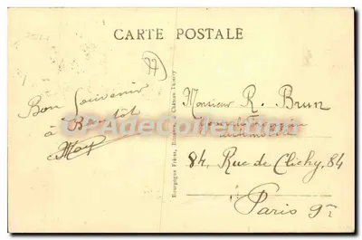 Provins (S. e M.) — Vista geral — Bourgogne Fêtes, Editores, Château L'Isle — Verso