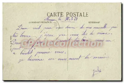 Méaux — La Promenade des Trinitaires — LL. n°18 — Verso