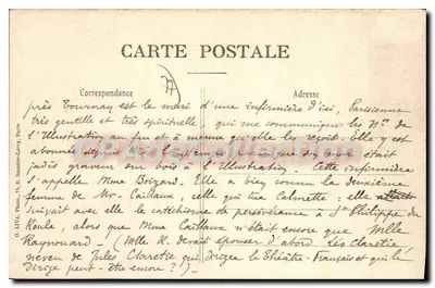 Ferrières-en-Brie (S.-et M.) — O Grande Pórtico do Castelo — Edição Aubry — Verso