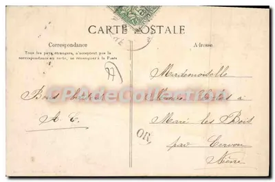 Melun — Lembrança de Melun — Coleção das Galerias Walfuraton — Verso