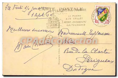 La Ferté-sous-Jouarre (S.-et-M.) — Um canto da Marne — Edit. Tranchero — Verso