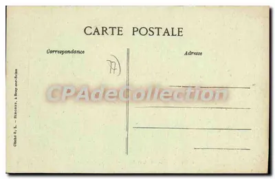 Gurcy-le-Châtel (S.-et-M.) — Zamek (fasada północna) — Rewers