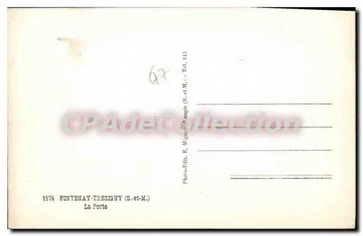 Fontenay-Tresigny — A Porta — E. Mignon — Verso