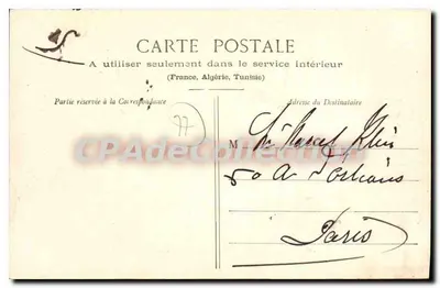 Fontainebleau Forest - Sphinx of the Druids (Franchard) — Thibault, publishers, Fontainebleau-Melun, no. 101 — Back