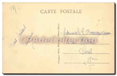 Zamek POMPONNE (S.-et-M.) — Jezioro — Edit. J.B. n°110 — Rewers