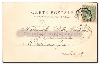 Entornos de Meaux — La Marne en Esbly — Editor no identificado, número de serie no visible — Reverso