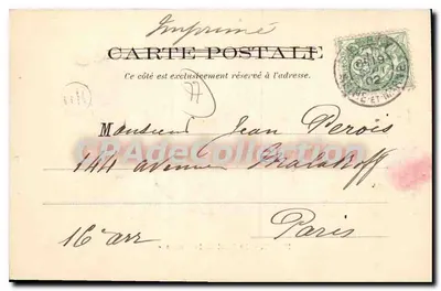 ESBLY — El Puente de la Marne — Imprenta E. Gendren — Reverso