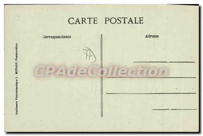 Fontainebleau — La Gran Calle y la Iglesia — Colección Artística L. Menard — Reverso