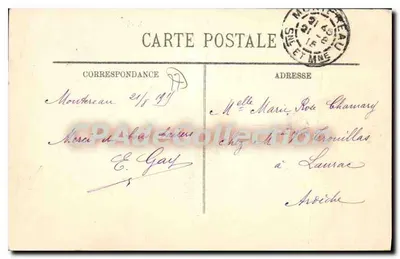 Montereau — Vista generale — LL — J. Custéra, Editore — Verso