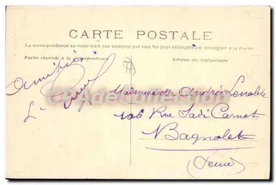 Mary-sur-Marne — Ruínas no Molino de Conde — G. Collet, Aubae — Verso