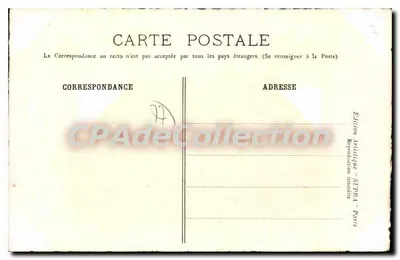 Castello di Fontainebleau — Cortile Ovale — Edizione Artistica STIPRA — Verso