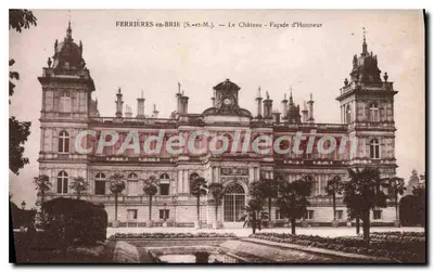 Ferrières-en-Brie — O Castelo — Fachada de Honra