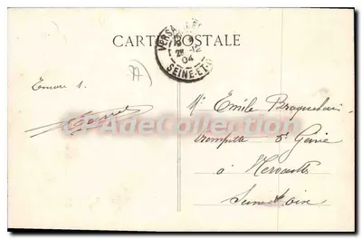 Rue Martin Preyret w Meaux — Podprefektura — wydawca nieznany, nr 33 — Rewers