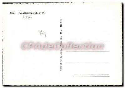 Coulommiers (S.-et-M.) — de Station — Uitgave E. Mignon — Achterkant