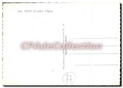 फेरिसी (S.-et-M.) — चर्च — फोटो-एडिशन ई. मिग्नॉन — पीछे