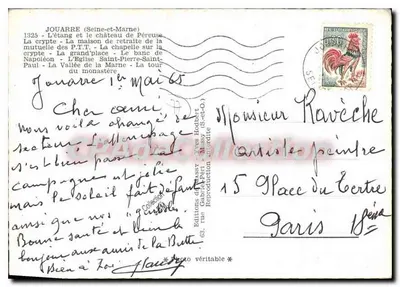 Jouarre — vue panoramique et sites historiques — Y. Hoabert — Verso