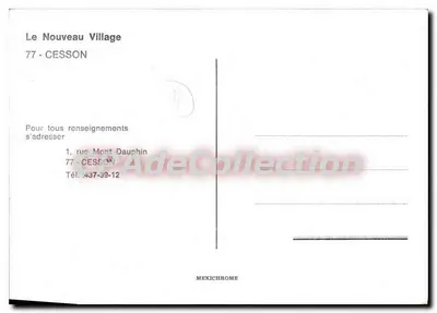 Nowe Wsi — 77-Cesson — wydawca Mexichrome, numer serii nie widoczny — Rewers