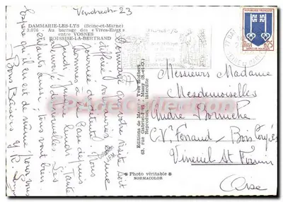 Barragem das Águas Vivas na Sena — Y. Hodbat — Edições de Massy — Verso