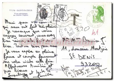 St-Pathus — vista aerea e chiesa — Vues aériennes — Verso