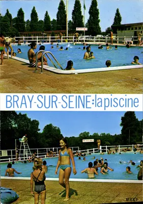 Bray-sur-Seine — a piscina — Edições MAGE