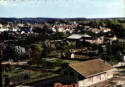 La Ferté-Gaucher (S.-et-M.) — Panorama da cidade vista do topo dos silos — Y. Hodé-Éditions de Masey