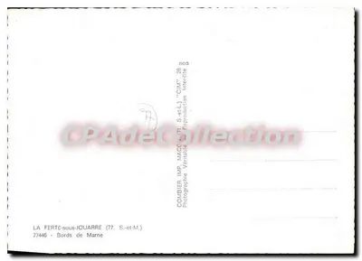 La Ferté-sous-Jouarre — Bordas da Marne — editor Combier — Verso