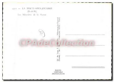 La Ferté-sous-Jouarre — Zagięcia rzeki Marne — E. Mugnon — Rewers