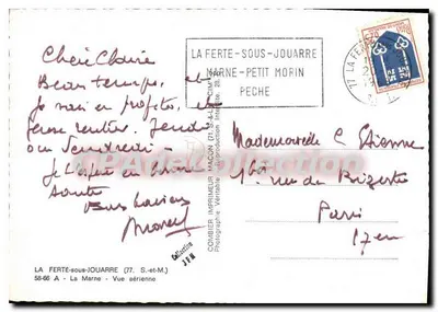La Ferté-sous-Jouarre — vista aérea — Combier Imprimeur — Reverso