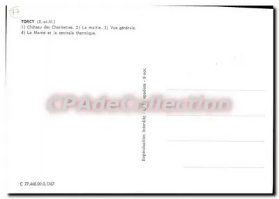 Torcy — vista generale e siti emblematici — Verso