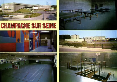 Champagne-sur-Seine — ginásio Léo Lagrange — editor Guy, número de série não visível
