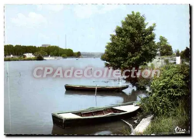 Margens da Marne — duas barcas em repouso — Cim