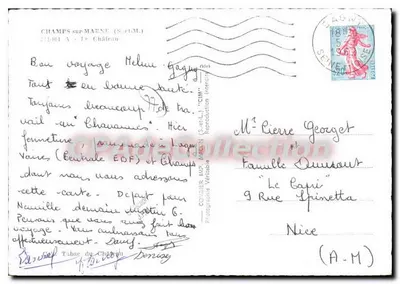 Champs-sur-Maine — O Castelo — Comier Imp. (S.a.r.l.) — Verso