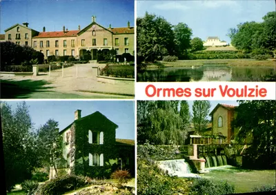 Ormes sur Voulzie — Casa de Repouso e paisagem — Combiert Impressor Pedreiro