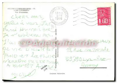 Neufmoutiers-en-Brie — I Licealisti — Produzioni Photofrance — Verso
