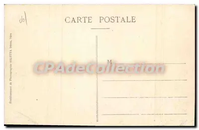 Trasa z Sospel do Menton — Lacets de Fontanin — Widok z Hôtel des Étrangers w Castillon — Rewers