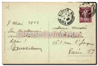 Sospel (A.M.) — Stary Most — Wydawnictwo Grilleta, nr 1201 — Rewers