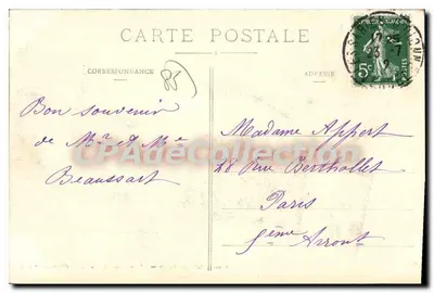 Les Sables-d'Olonne - La Spiaggia all'ora del Bagno — Nuova Collezione Vendéenne, Lucien Amiand, N° 4069 — Verso