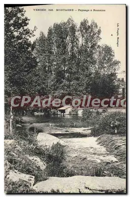 Mortagne — Paisagem em Romaine — Lib. Pagnia, Mortagne