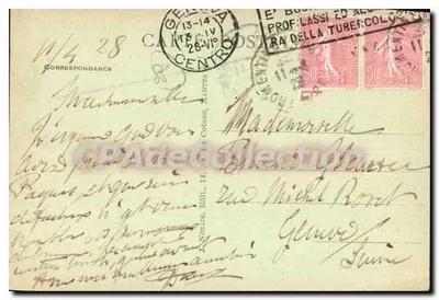 Noirmoutier - À maré baixa; O Passage du Goà liga a Ilha à França — J. Nozaïs, editora 18, rue de Colegh, Anxes — Verso