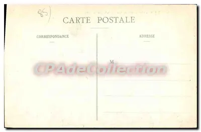Croix-de-Vie - La Côte - Les Rochers de la Grosse-Terre — Éditeur : Boulan, n° 74 — Verso