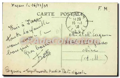 Luçon (Vendée) — Pomnik Pamięci dla Ojczyzny (Wojna 1914-1918) — wydawca nieznany — Rewers