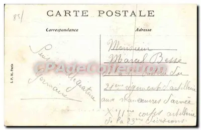 Fontenay-le-Comte — Publiczny ogród — Wyd. P. Guiller, Fontenay-le-Comte — Rewers