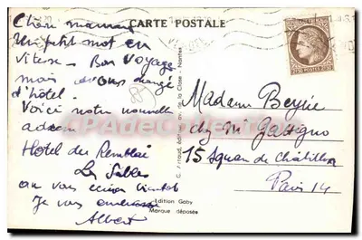 Les Sables-d'Olonne (Vendée) — Le Port — Édition Gaby — Verso