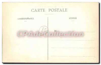 Tarjeta postal antigua Croix de Vie en Sion Les Rochers dits (Le Chaos) — Reverso